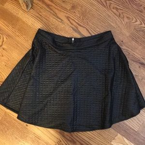 Faux leather skirt NWOT